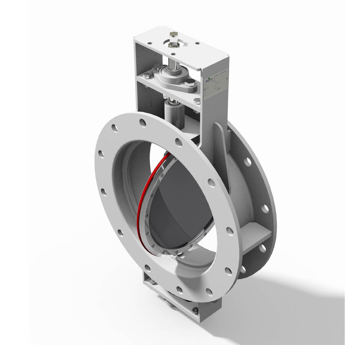 Double Eccentric Damper Valve 200°C